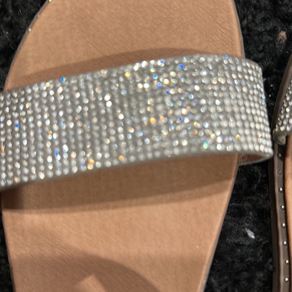 Steve Madden rhinestone sandals - Picture 2 of 3